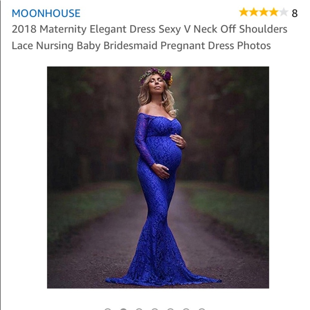 Brand new maternity photo shoot gown